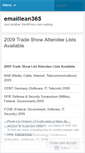 Mobile Screenshot of emaillean.wordpress.com