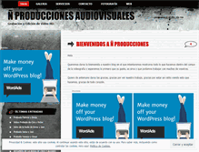 Tablet Screenshot of nproducciones.wordpress.com