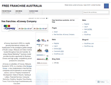 Tablet Screenshot of franchiseaustralia.wordpress.com