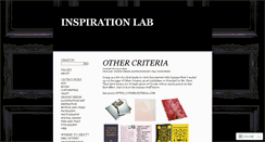 Desktop Screenshot of inspirationlab.wordpress.com