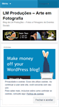 Mobile Screenshot of lmproducoesrs.wordpress.com