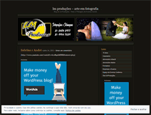 Tablet Screenshot of lmproducoesrs.wordpress.com