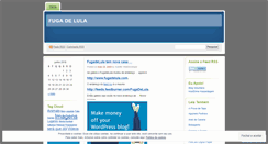 Desktop Screenshot of fugadelula.wordpress.com