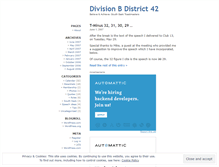 Tablet Screenshot of divb.wordpress.com