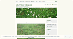 Desktop Screenshot of micologicamirandesa.wordpress.com