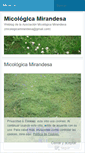 Mobile Screenshot of micologicamirandesa.wordpress.com
