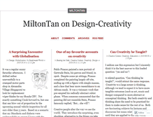 Tablet Screenshot of miltontan.wordpress.com