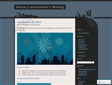 Tablet Screenshot of danzaymovimiento.wordpress.com