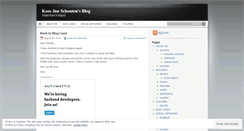 Desktop Screenshot of koosjan.wordpress.com