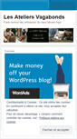 Mobile Screenshot of lesateliersvagabonds.wordpress.com