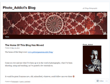 Tablet Screenshot of photoaddict75.wordpress.com