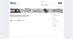 Desktop Screenshot of maoes.wordpress.com