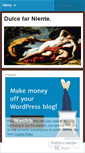 Mobile Screenshot of dulcefarniente.wordpress.com