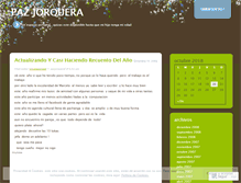 Tablet Screenshot of pazjorqueraf.wordpress.com