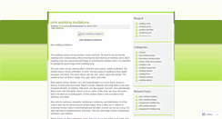 Desktop Screenshot of 1stweddingplanner.wordpress.com