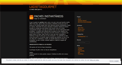 Desktop Screenshot of ladietagourmet.wordpress.com
