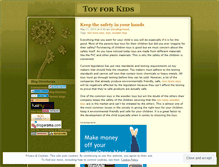 Tablet Screenshot of kiddietoys.wordpress.com