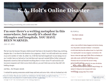 Tablet Screenshot of kaholt.wordpress.com