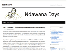 Tablet Screenshot of edzimkulu.wordpress.com