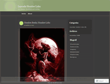 Tablet Screenshot of leyendahombrelobo.wordpress.com