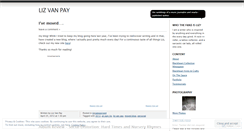 Desktop Screenshot of lizvanpay.wordpress.com