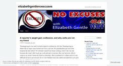 Desktop Screenshot of elizabethgentlenoexcuses.wordpress.com