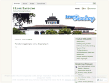 Tablet Screenshot of ilovebandung.wordpress.com