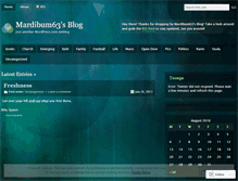 Tablet Screenshot of mardibum63.wordpress.com