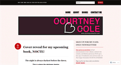 Desktop Screenshot of courtneycolewrites.wordpress.com
