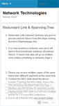 Mobile Screenshot of networktechs.wordpress.com