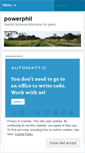 Mobile Screenshot of powerphil.wordpress.com