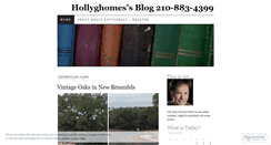 Desktop Screenshot of hollyghomes.wordpress.com