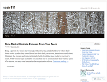 Tablet Screenshot of nasir111.wordpress.com