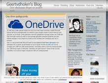 Tablet Screenshot of geertvdholen.wordpress.com