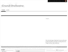 Tablet Screenshot of grandorchestra.wordpress.com