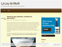 Tablet Screenshot of leydemorfi.wordpress.com