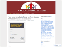 Tablet Screenshot of canalconselhotutelar.wordpress.com