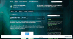 Desktop Screenshot of dodikrisd.wordpress.com