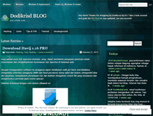 Tablet Screenshot of dodikrisd.wordpress.com