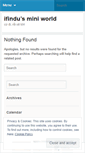 Mobile Screenshot of ifindu.wordpress.com