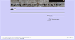 Desktop Screenshot of inspiringinteriors.wordpress.com
