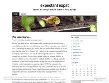 Tablet Screenshot of expectantexpat.wordpress.com