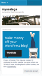 Mobile Screenshot of mysealegs.wordpress.com