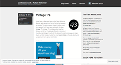 Desktop Screenshot of futonreformer.wordpress.com