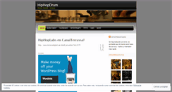Desktop Screenshot of hiphopdrum.wordpress.com