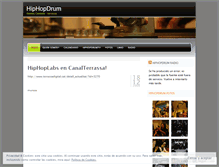 Tablet Screenshot of hiphopdrum.wordpress.com