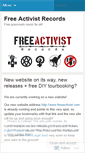 Mobile Screenshot of freeactivist.wordpress.com