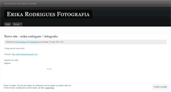 Desktop Screenshot of erikafotos.wordpress.com