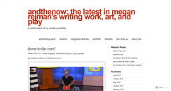 Desktop Screenshot of andthenow.wordpress.com