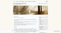 Desktop Screenshot of naturopathicdoctor.wordpress.com